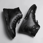 Men’s Genuine Leather Fleece-Lined Orthopaedic Chukka Boots